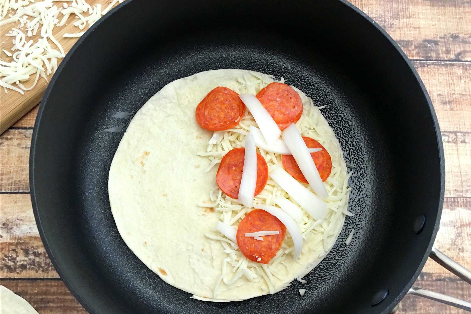 Pizzadillas, an easy one dish dinner from 5DollarDinners.com