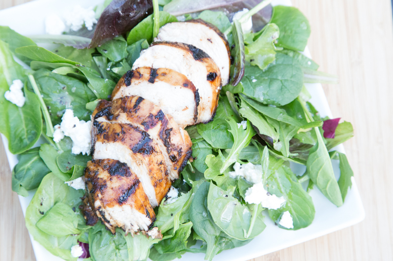 grilled balsamic chicken salad