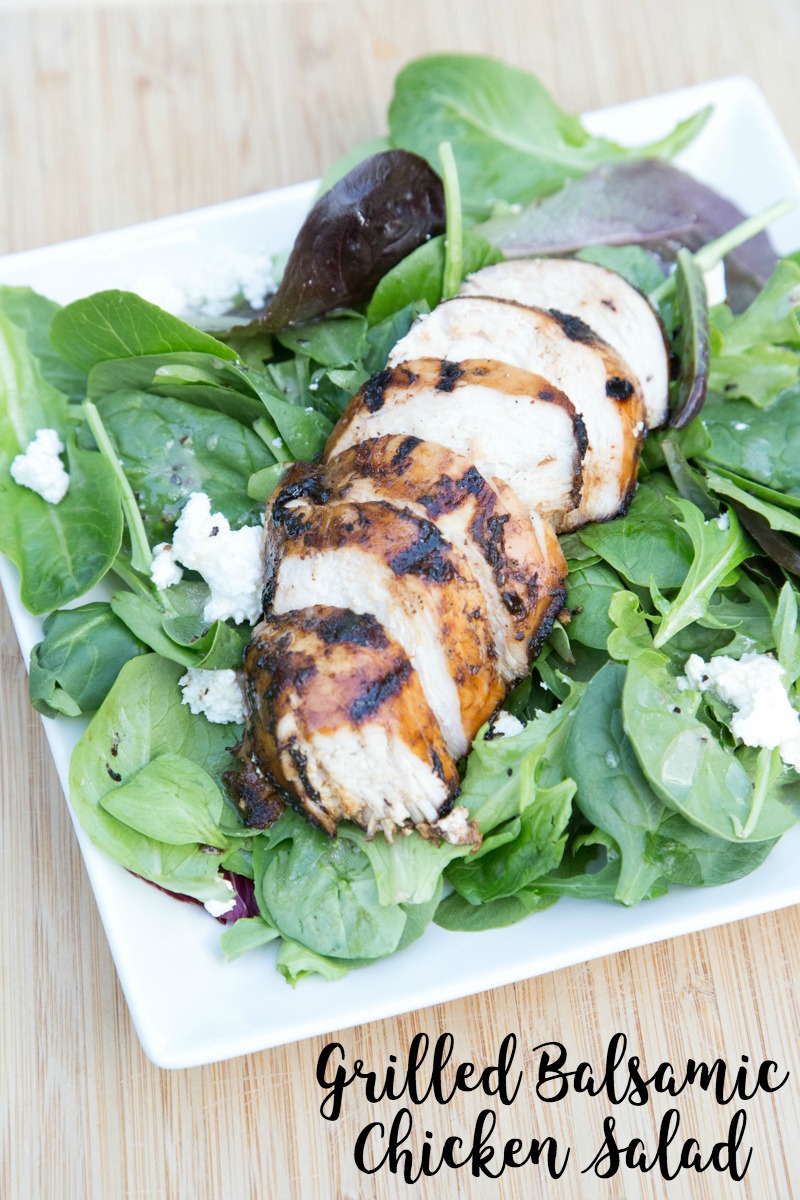 grilled balsamic chicken salad