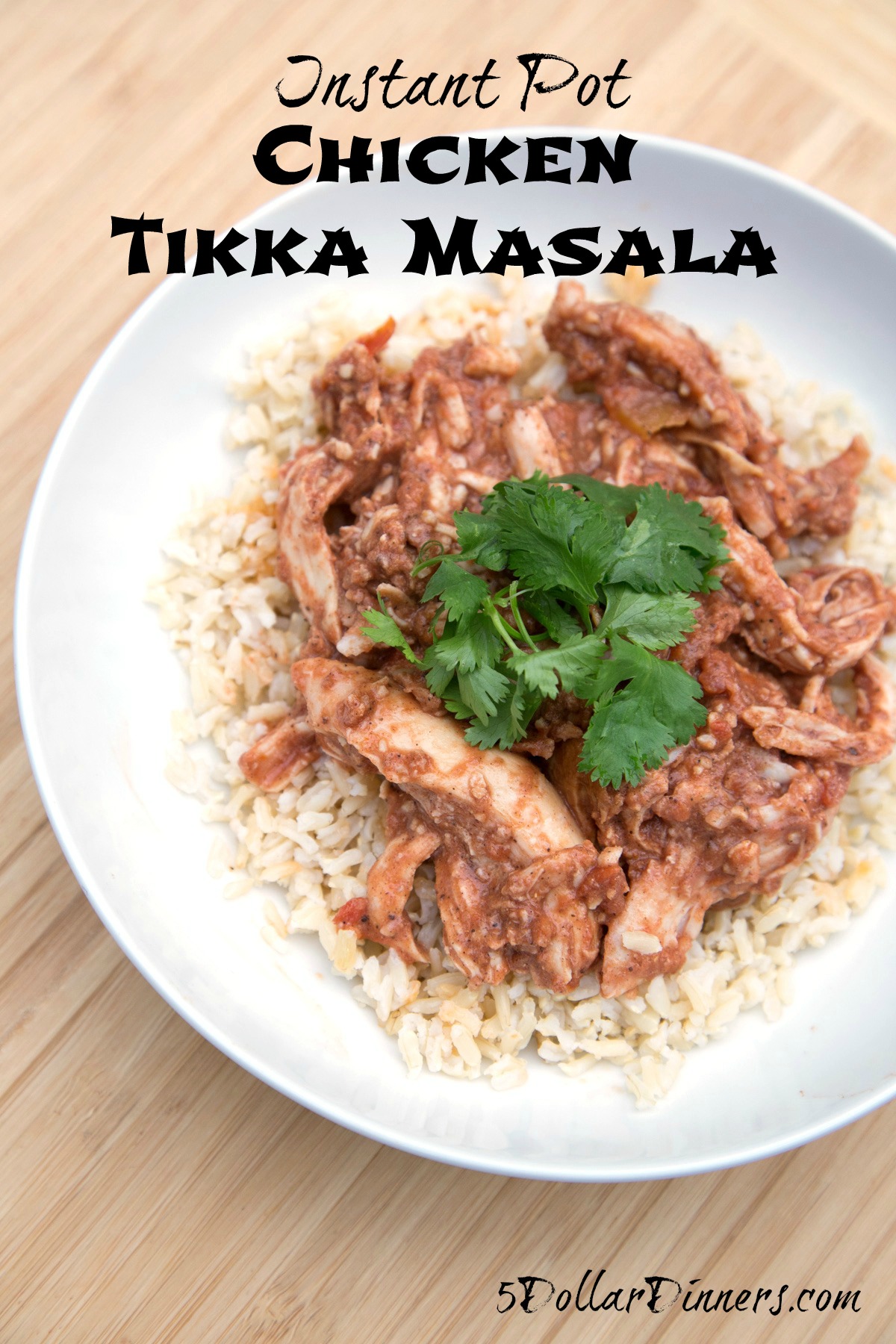 instant pot chicken tikka masala