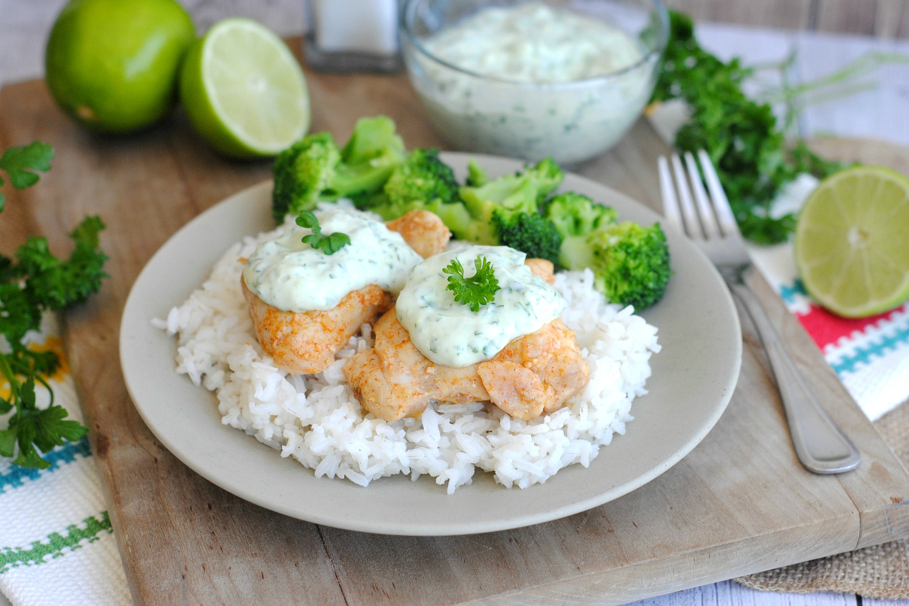 grilled chicken thighs with chile-herb sauce