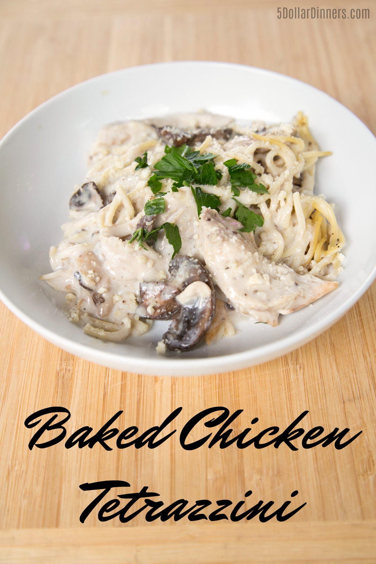 Baked Chicken Tetrazzini Recipe from 5DollarDinners.com