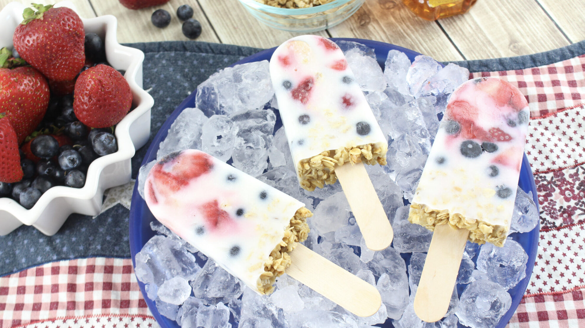 Berry Yogurt Breakfast Pops