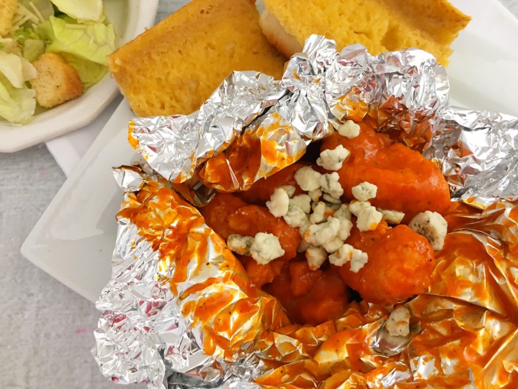 buffalo wing foil packs for the grill