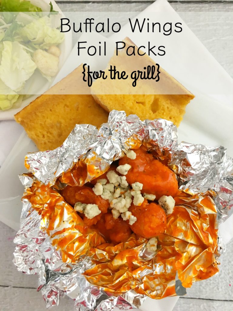 buffalo wing foil packs for the grill