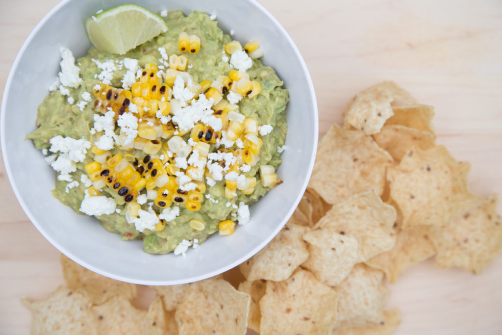 guacamole au maïs de rue