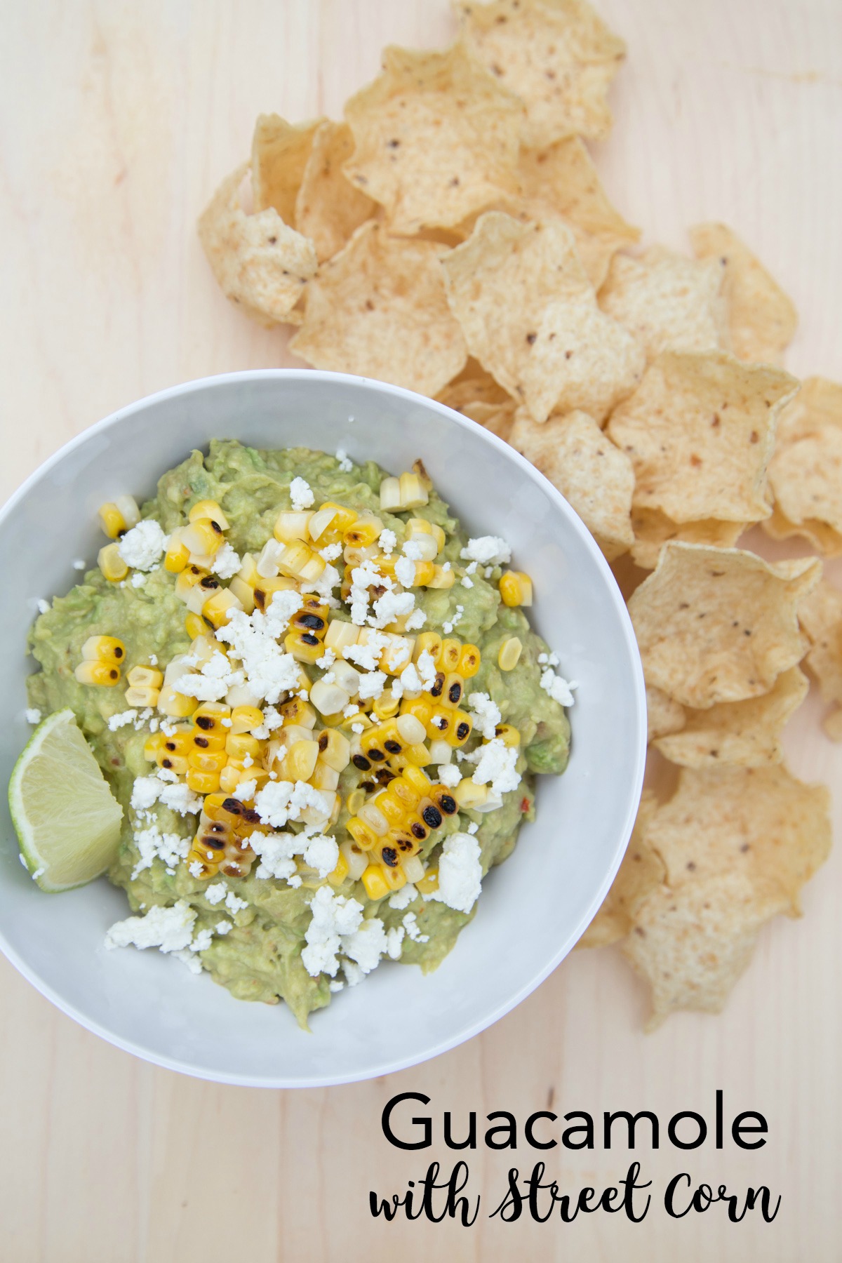 guacamole au maïs de rue