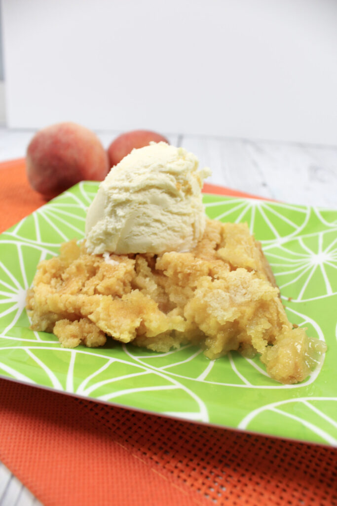 peach dump cake