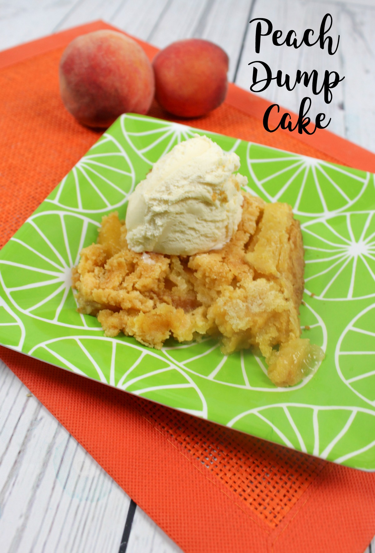 peach dump cake