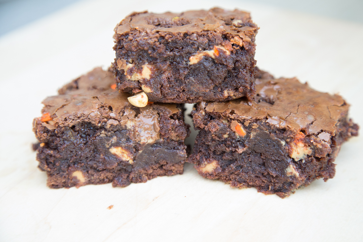 Peanut Butter Candy Brownies-image