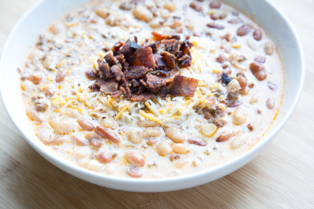 Instant Pot Bacon Cheeseburger Chili Recipe 5 Dinners