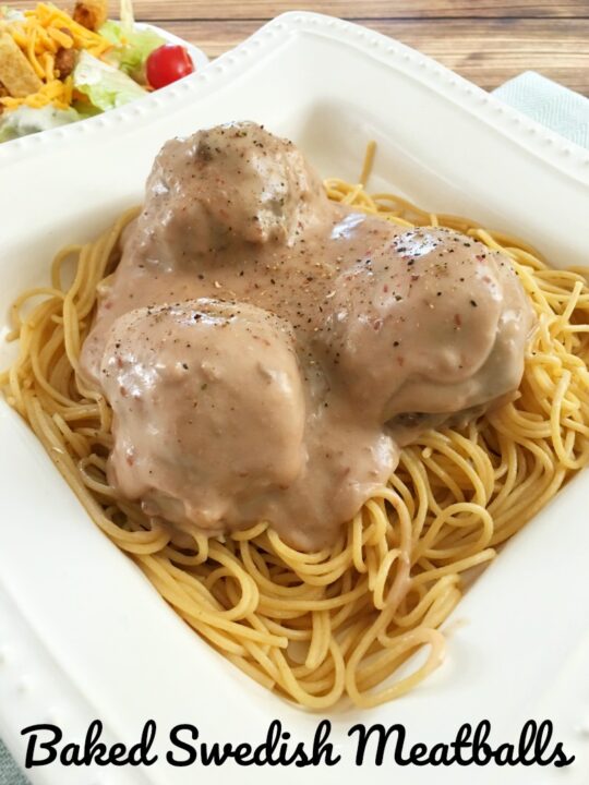 Best Baked Swedish Meatballs Recipe from 5 Dinners