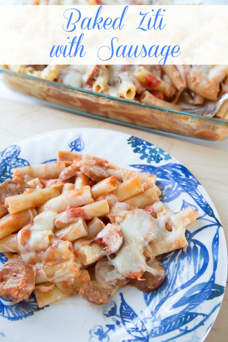 sausage with ziti