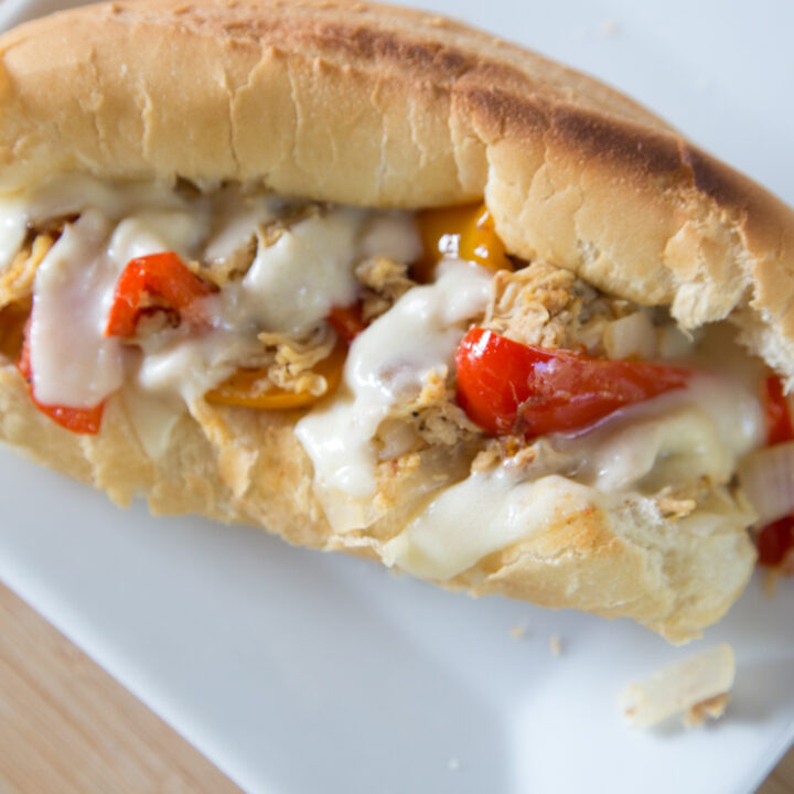 Slow Cooker Chicken Philly Cheesesteak Recipe 5 Dinners