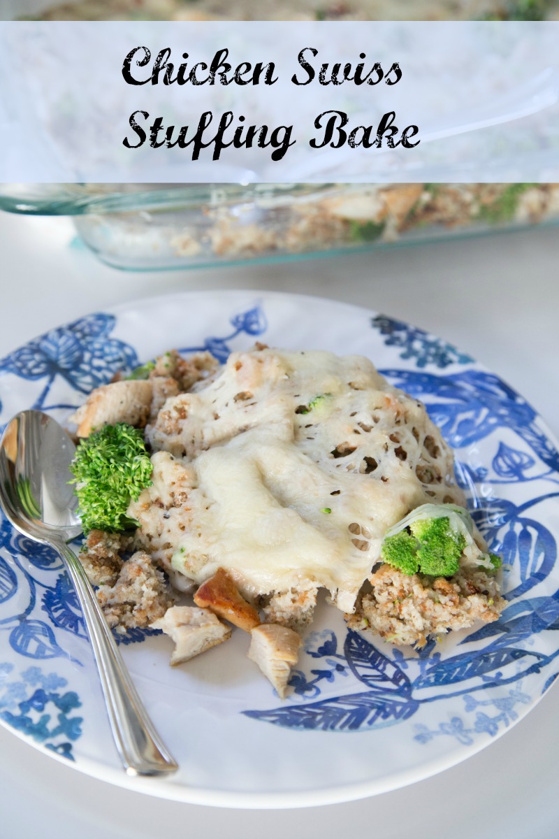 Chicken Swiss Stuffing Bake Recipe