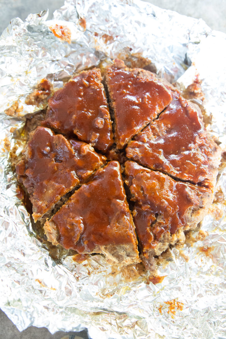 Instant Pot BBQ Meatloaf and Mashed Red Potatoes Recipe