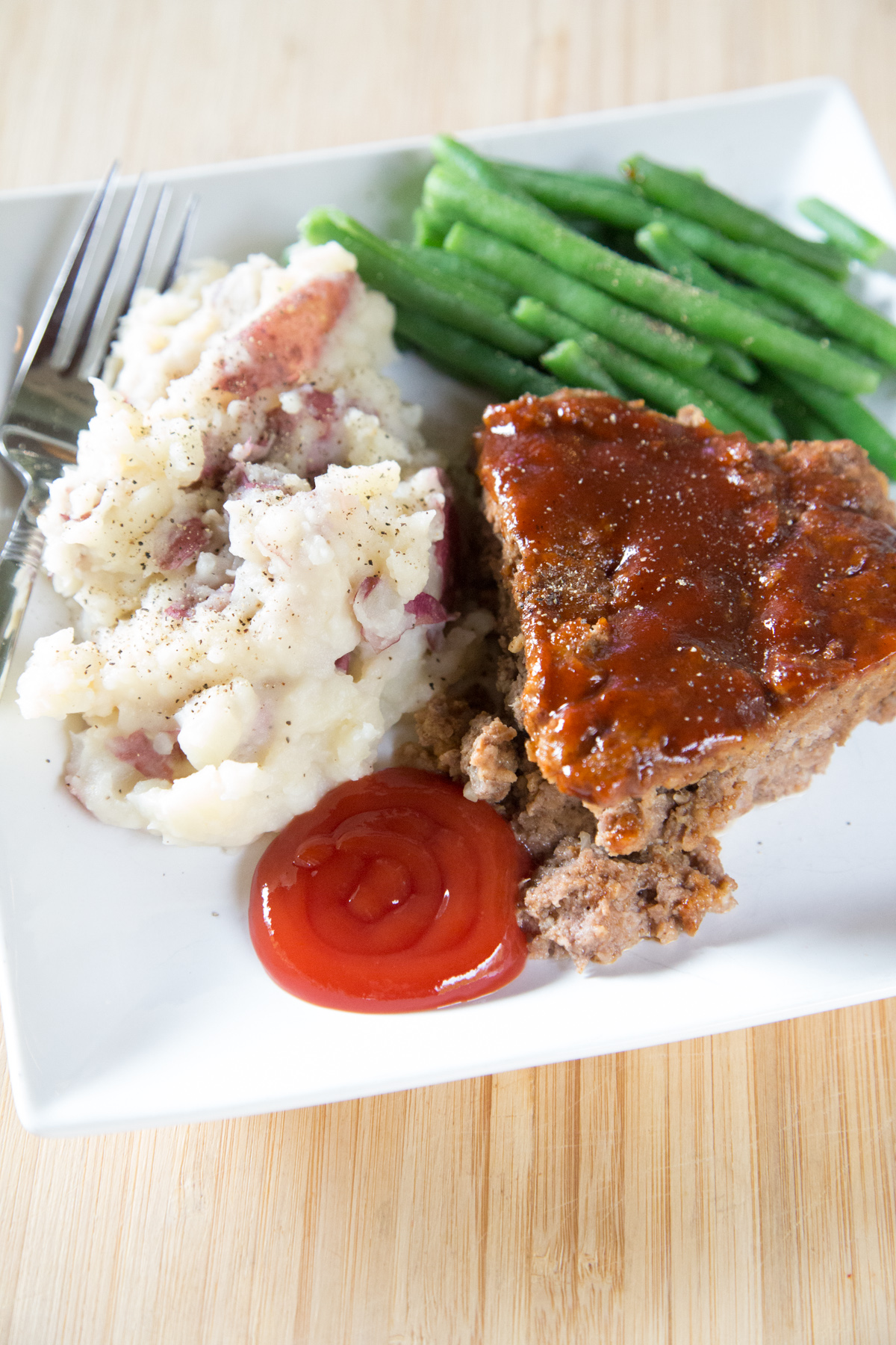 instant pot bbq meatloaf with mashed potatoes