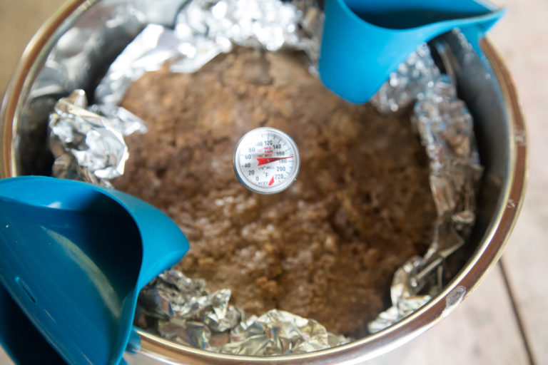 Instant Pot BBQ Meatloaf and Mashed Red Potatoes Recipe