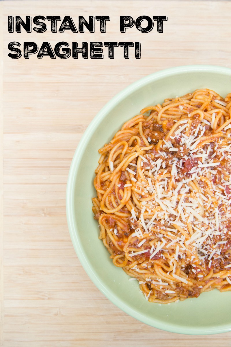 Instant Pot Spaghetti