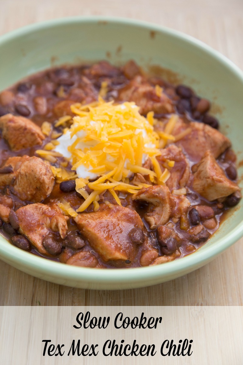 slow cooker tex mex chicken chili