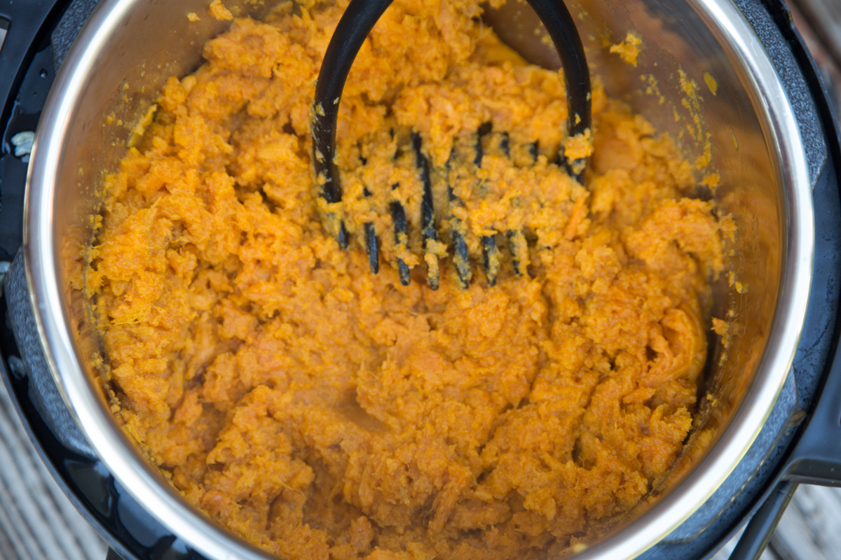 instant pot mashed sweet potatoes