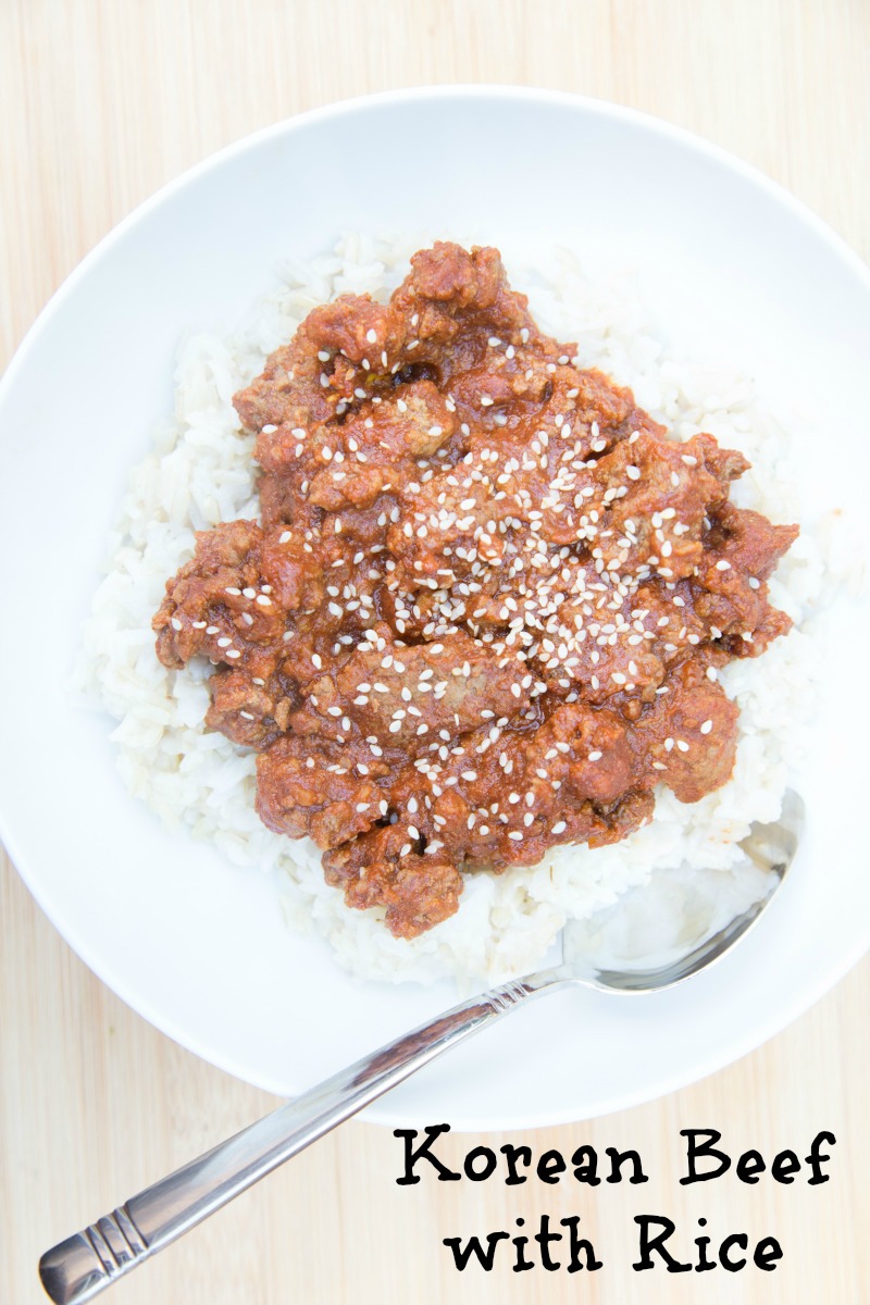 Korean Beef with Rice