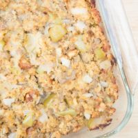 sausage apple cornbread stuffing