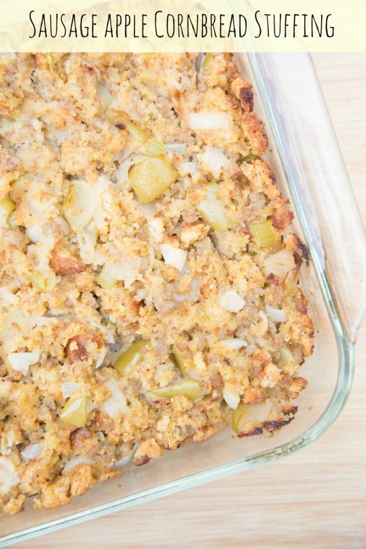 Sausage Apple Cornbread Stuffing Recipe