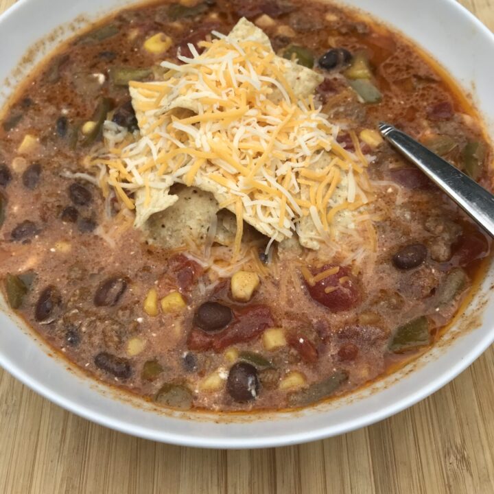 Slow Cooker Creamy Taco Soup Recipe - $5 Dinners