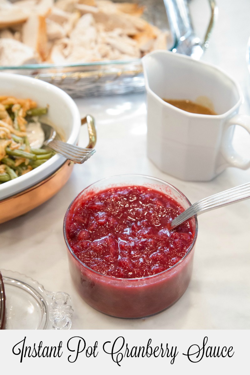 instant pot cranberry sauce