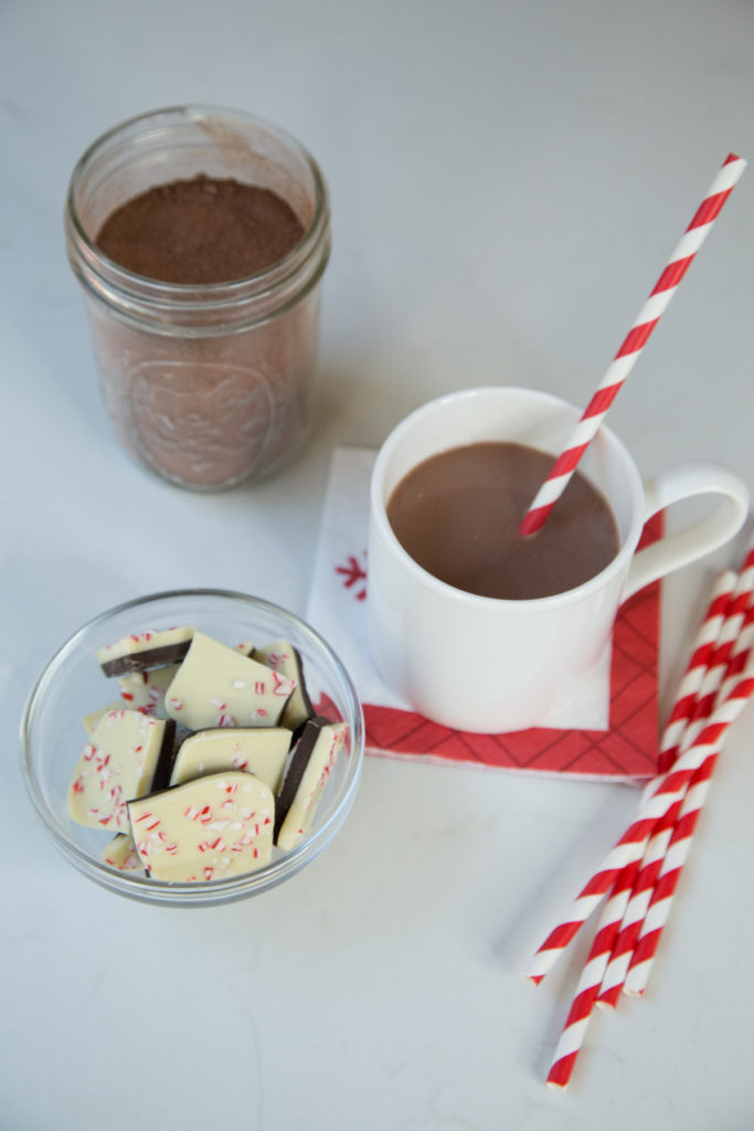 peppermint bark hot chocolate