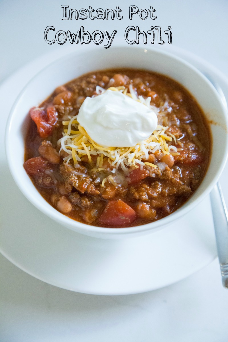 instant pot cowboy chili