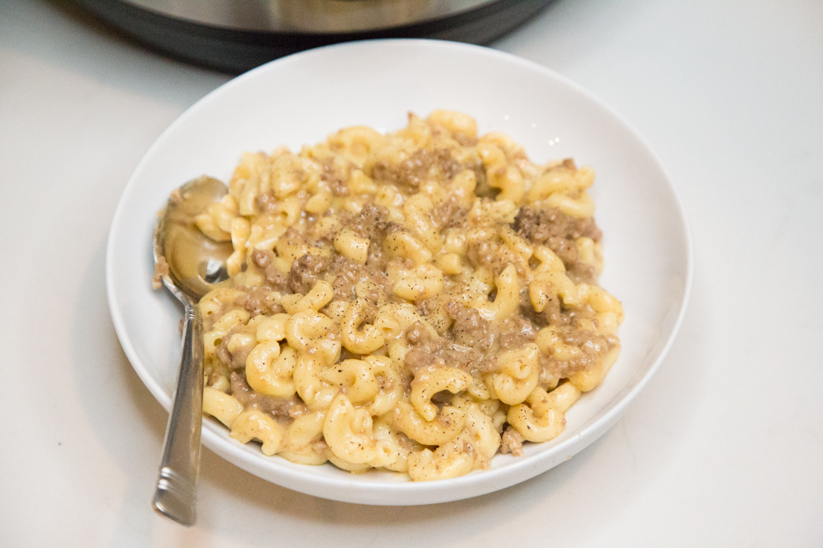 instant pot hamburger helper recipe