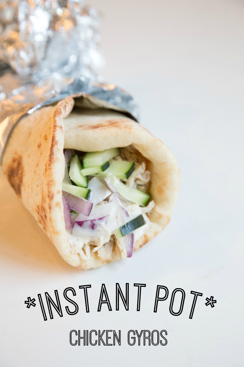 instant pot chicken gyros