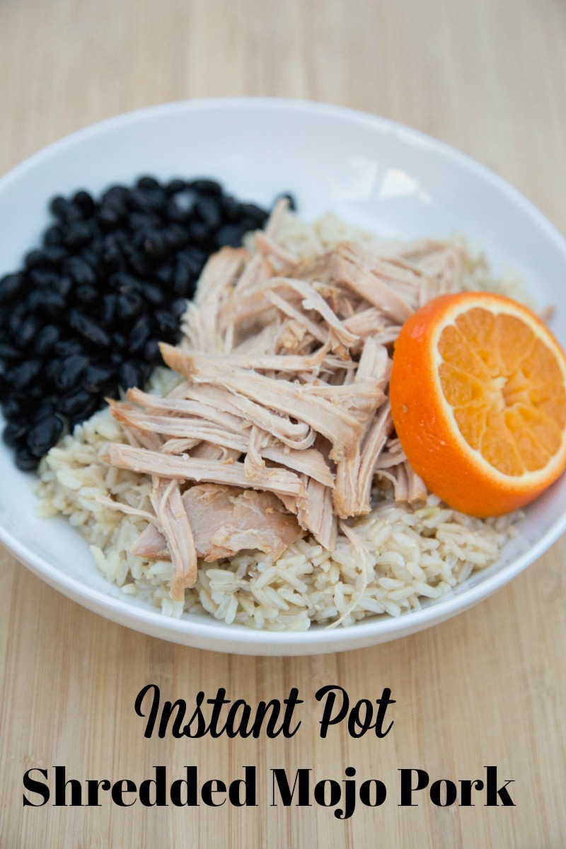 instant pot shredded mojo pork