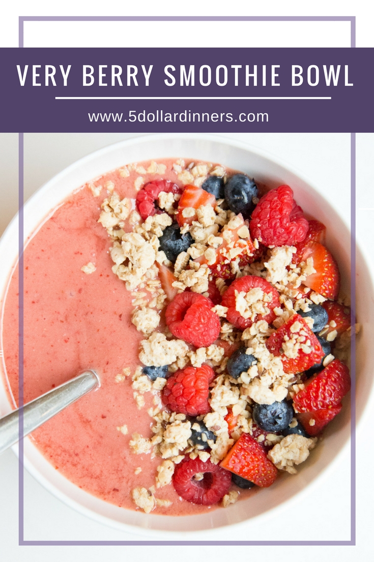 very berry smoothie bowl