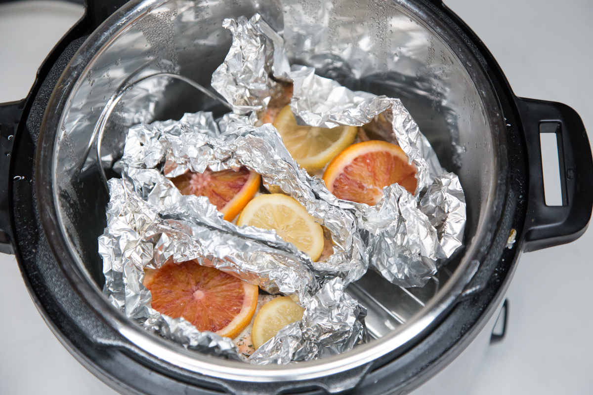 instant pot salmon foil packs