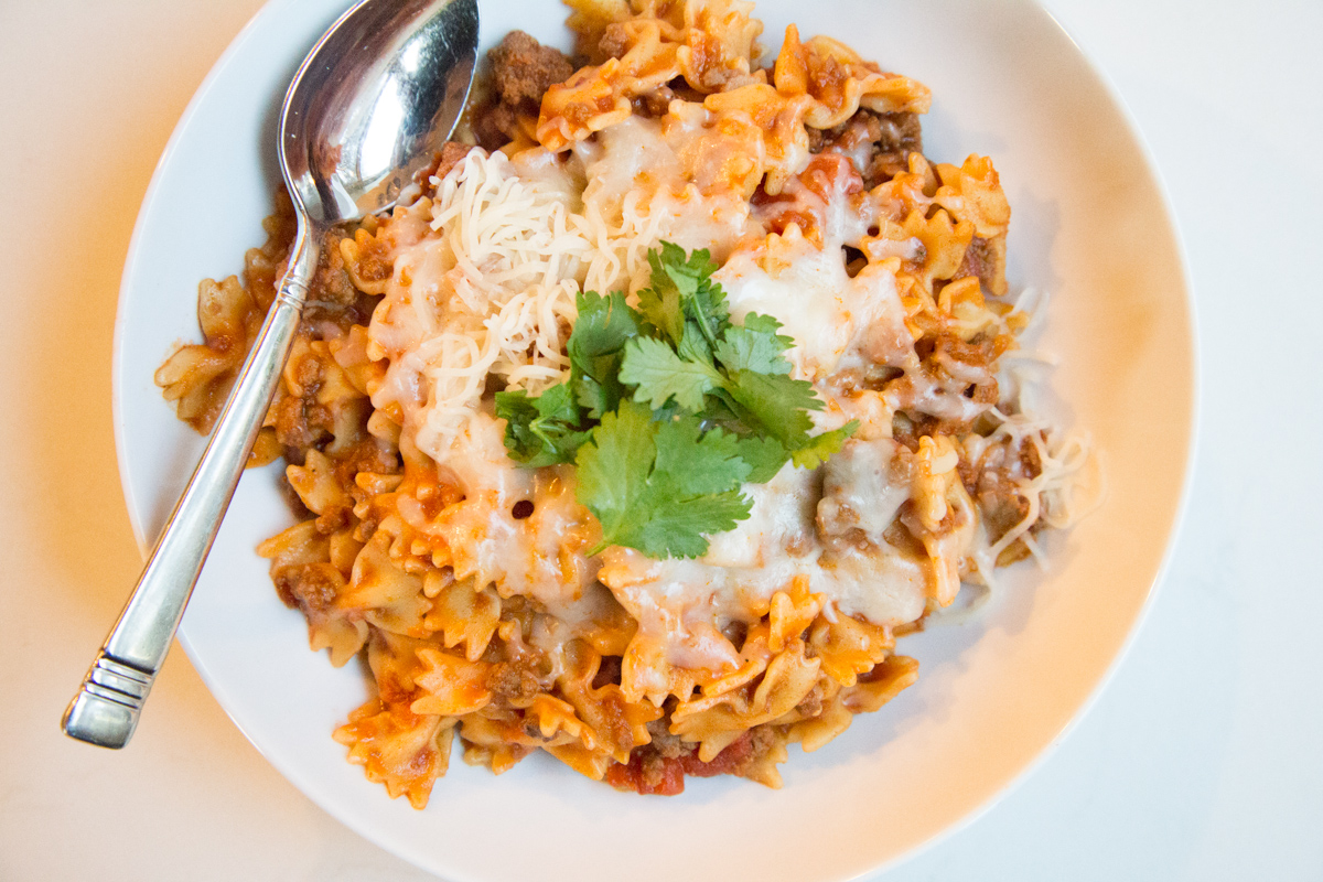 instant pot taco pasta