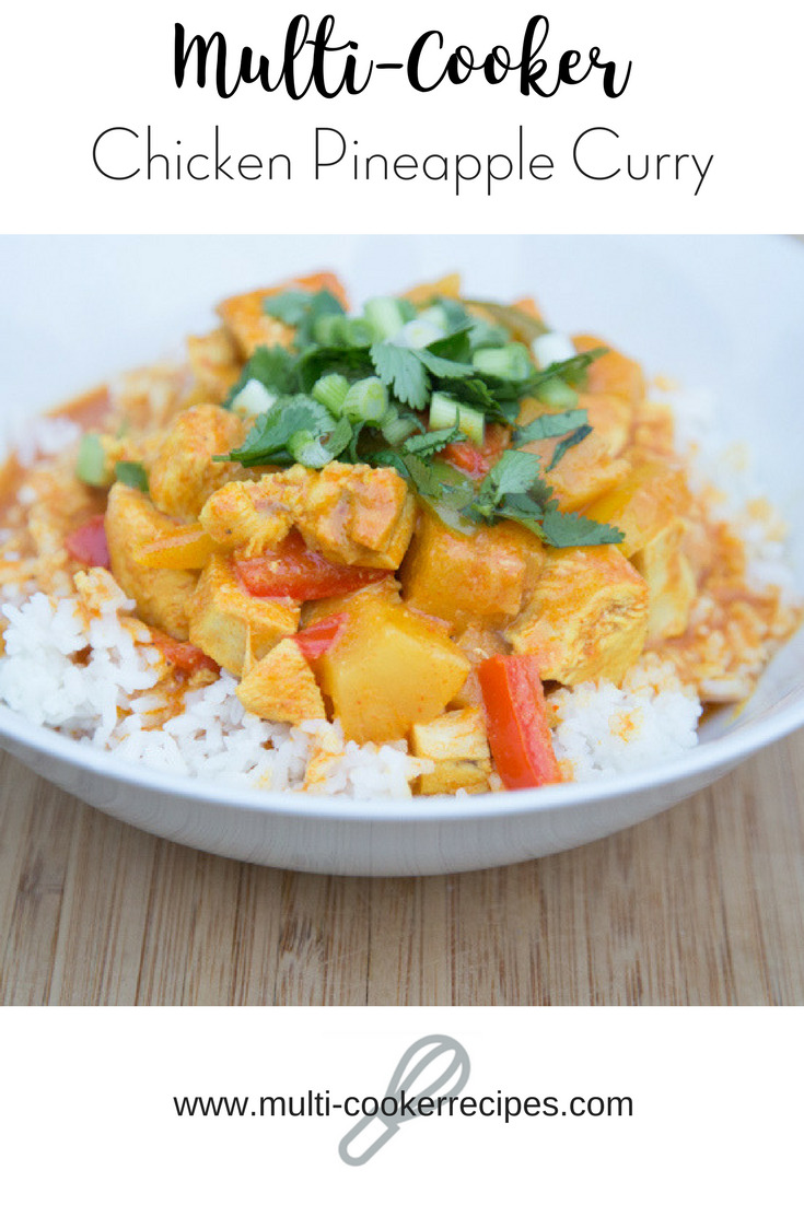 multi-cooker chicken pineapple curry