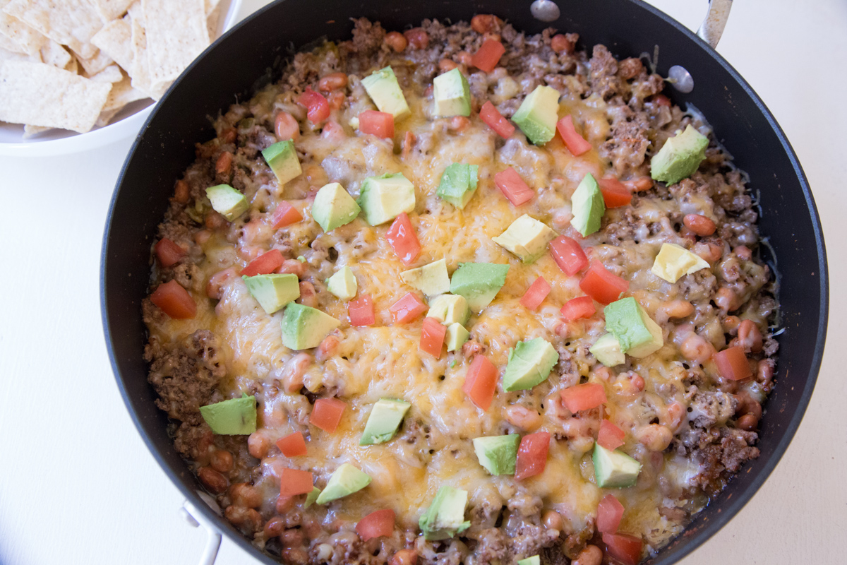 skillet nacho dip recipe