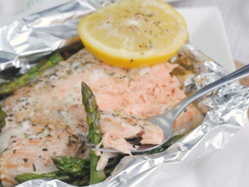 Salmon & Asparagus Foil Packs