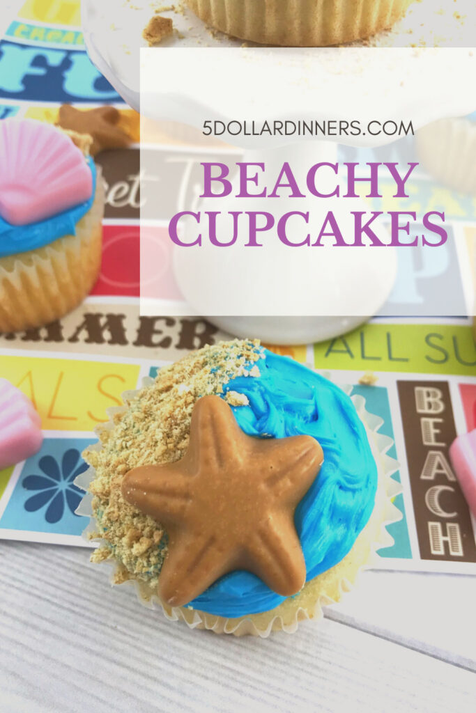 beachy cupcakes