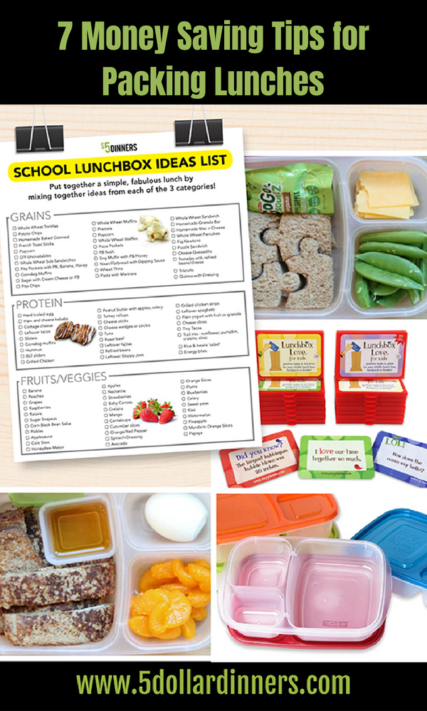 Cost-effective school lunch packages