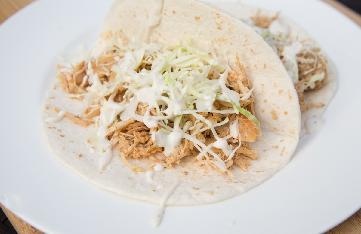 This Slow Cooker Ranch Chicken Tacos dish will be a hit on 5 Dollar Dinners!!!