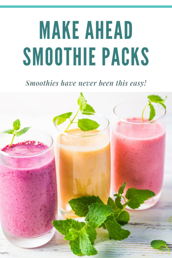 make ahead smoothie packs