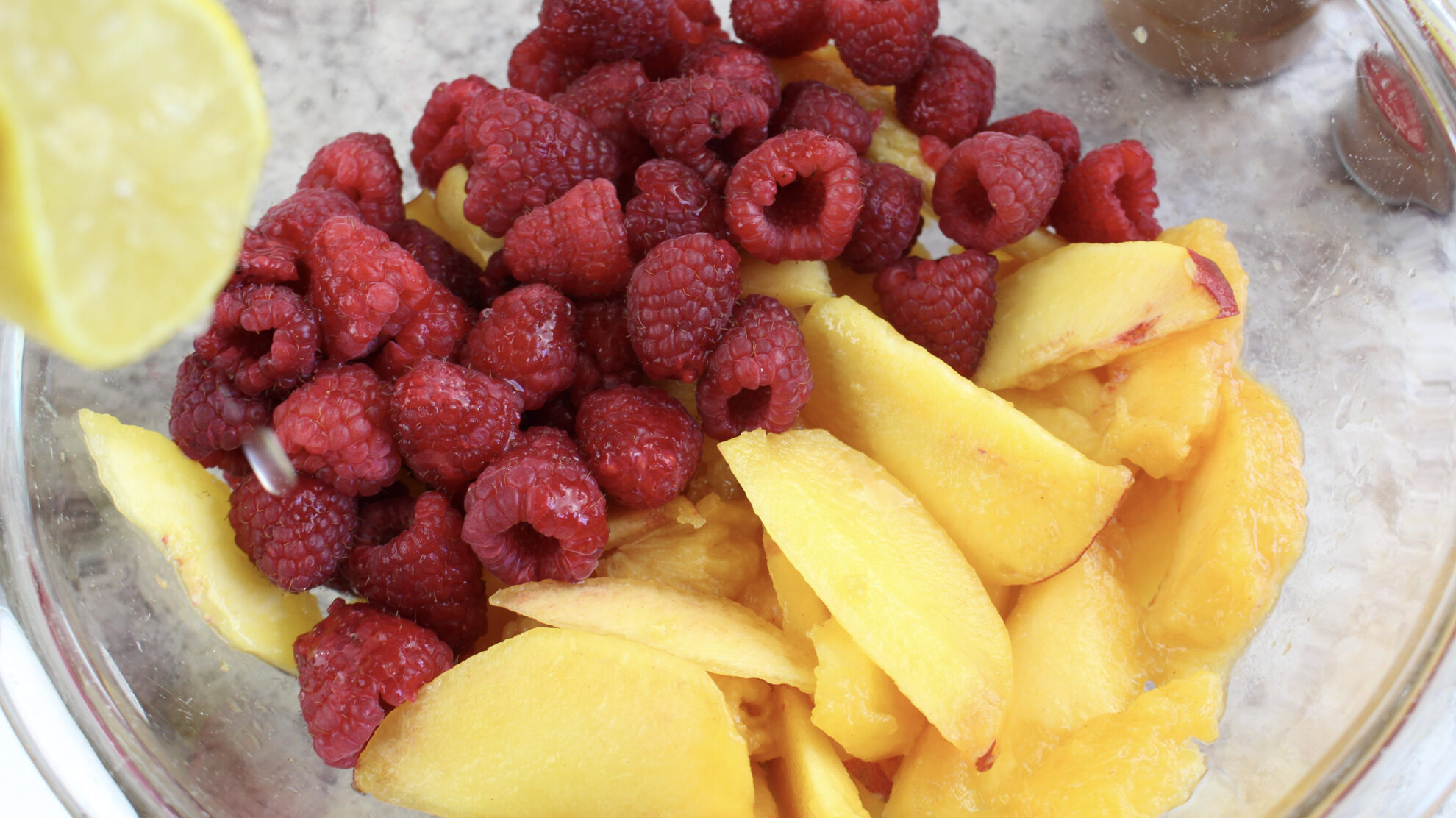 With fall around the corner this Skillet Peach Raspberry Crisp is calling my name and it's the perfect dessert!!! Find it on 5 Dollar Dinners!