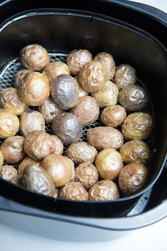 Air Fryer Baby Potatoes Recipe from 5dollardinners.com