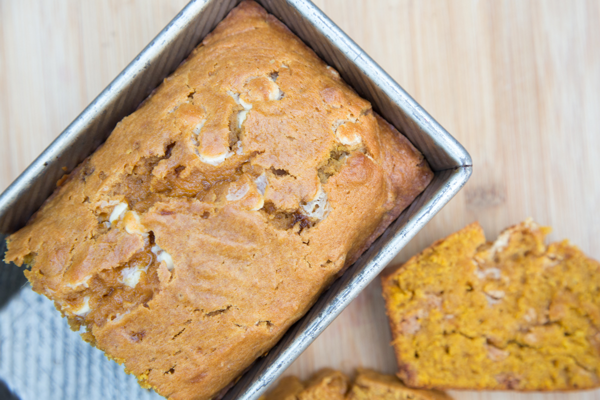 Fall is just around the corner and this amazing baking recipe will be a winner! White Chocolate Pumpkin Bread is the perfect breakfast, snack or dessert to add to your menu! Find it all on 5 Dollar Dinners!!!