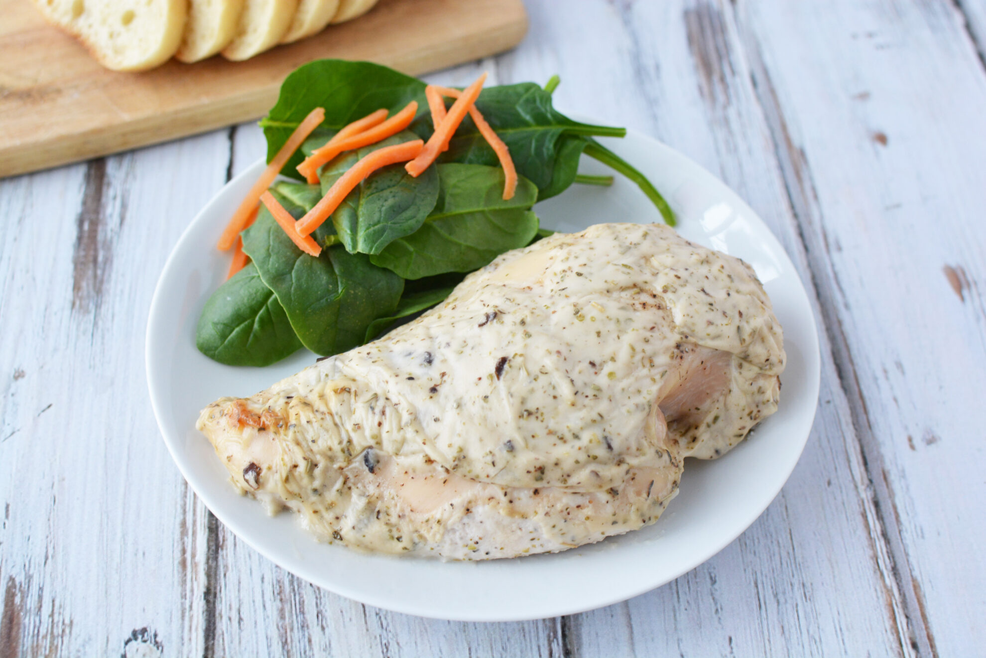 Baked Creamy Italian Chicken for the win!!! A great weeknight dinner the whole family will love and it's all on 5 Dollar Dinners!