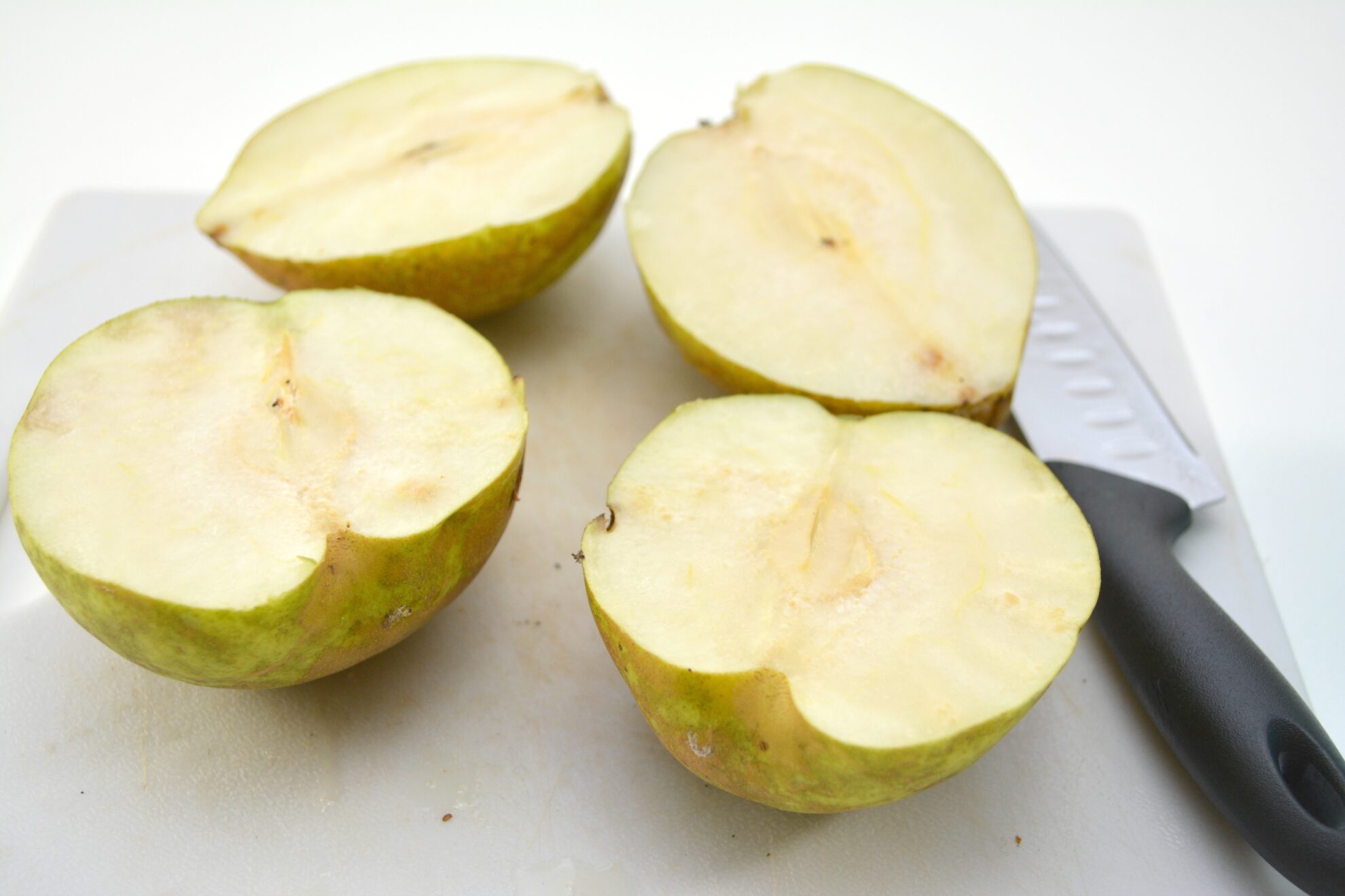 Baked Pears with Oats and Almonds are the perfect dessert or breakfast and it's all on 5 Dollar Dinners!